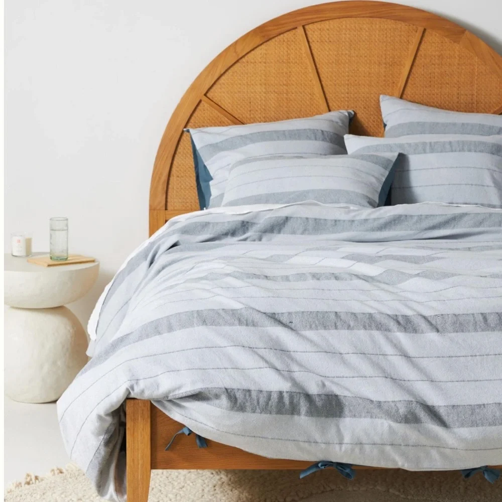 NWT Anthropologie Woven Indie Duvet Cover Full
